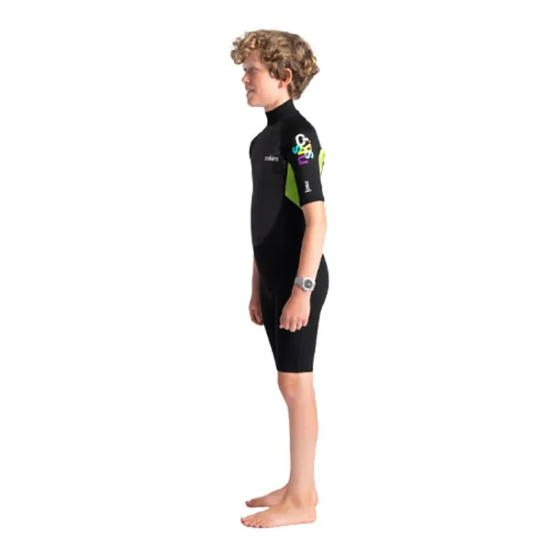 C-Skins Element 3:2 Junior Shorti Wetsuit Black/Lime-1